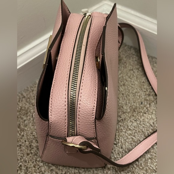 Nanette Lepore Abigail Spring Crossbody Floral Scarf Bag in Carnation Pink - Picture 9 of 9